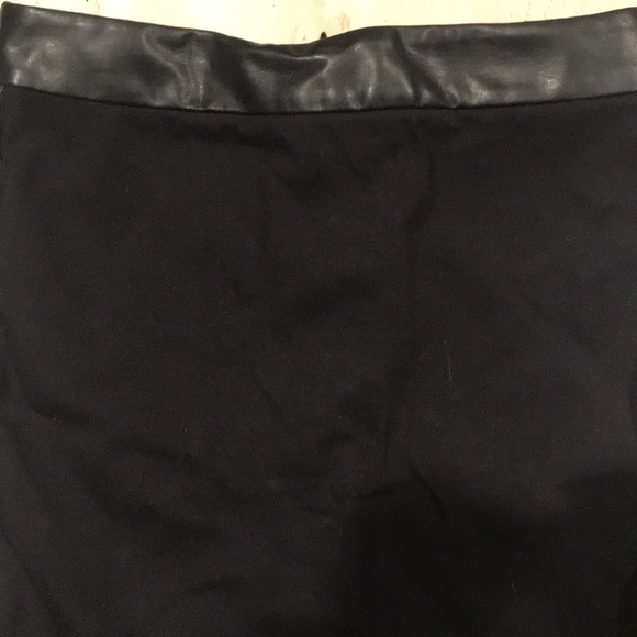 NWT black loft skirt with faux letter piping 00P - Picture 4 of 8